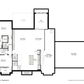 Blueprint of the basement of a custom home with bedrooms and a gym.