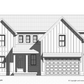 Front elevation of a custom home in the Craftsman and Farmhouse style of architecture.